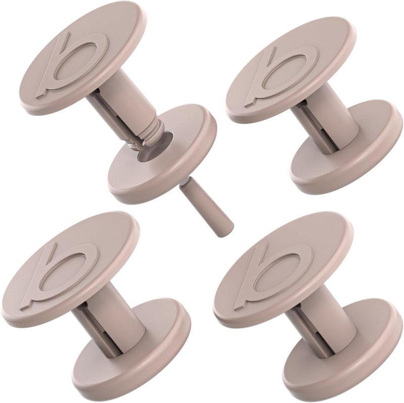 Replacement Buttons for Bogg Bag Handle Strap – Hard Plastic 3D “b” Rivets Match New Bogg Bag Style – Mushroom Color Fits Original, Baby, and Bitty Totes – Durable Replacement Accessories